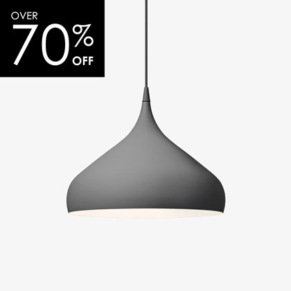 OUTLET &Tradition Spinning BH2 Dark Grey Pendant