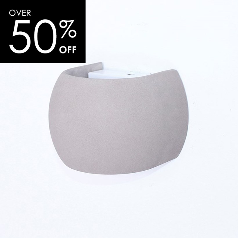 OUTLET Seed Design Castle Round LED IP65 Concrete Wall Light| Image : 1