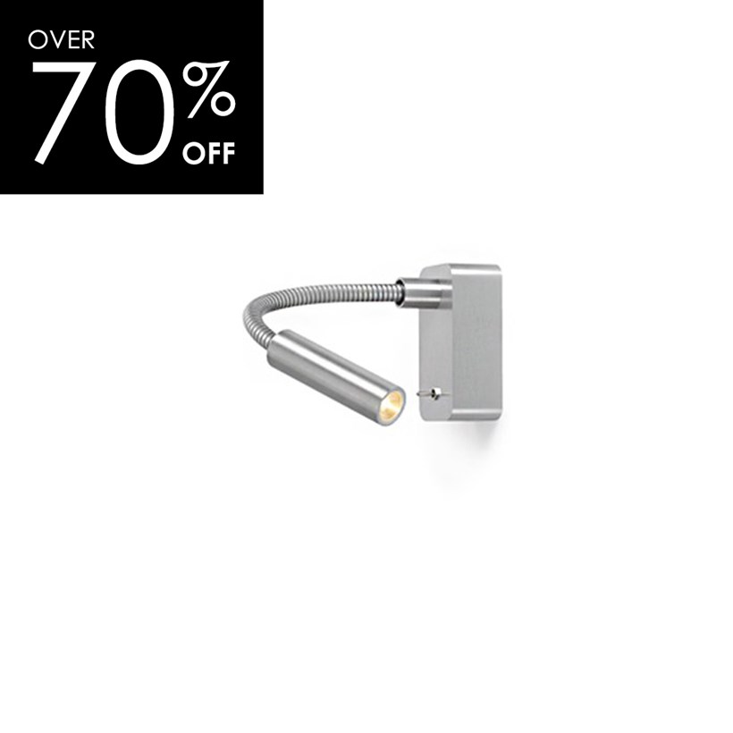 OUTLET Trizo21 Scar-LED 1FDS 200mm Aluminium Integrated Driver Switched Reading Light UNBOXED| Image : 1