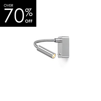 OUTLET Trizo21 Scar-LED 1FDS 200mm Aluminium Integrated Driver Switched Reading Light UNBOXED