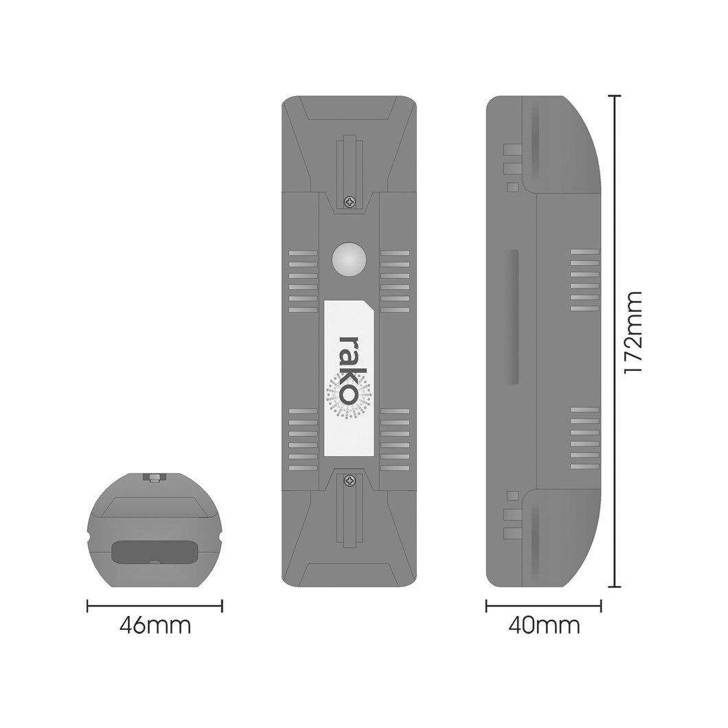 Rako Rda 800 Rako RDA-800 Wireless Inline RF 1-10V / DLI / DSI Dimmer | Darklight ...