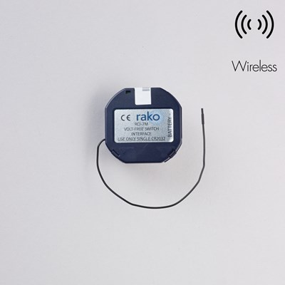 Rako RCI-7M NFC programmable momentary contact interface for 3rd party switches - wireless icon