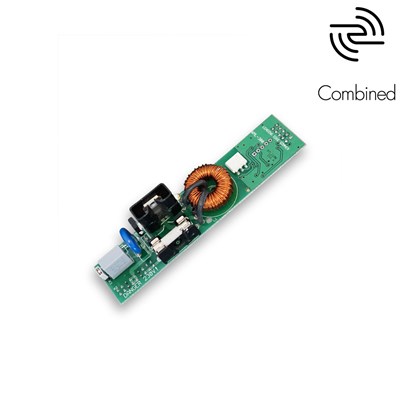 Rako WML 300 combined Leading Edge pluggable dimmer card with icon combined wired & wireless