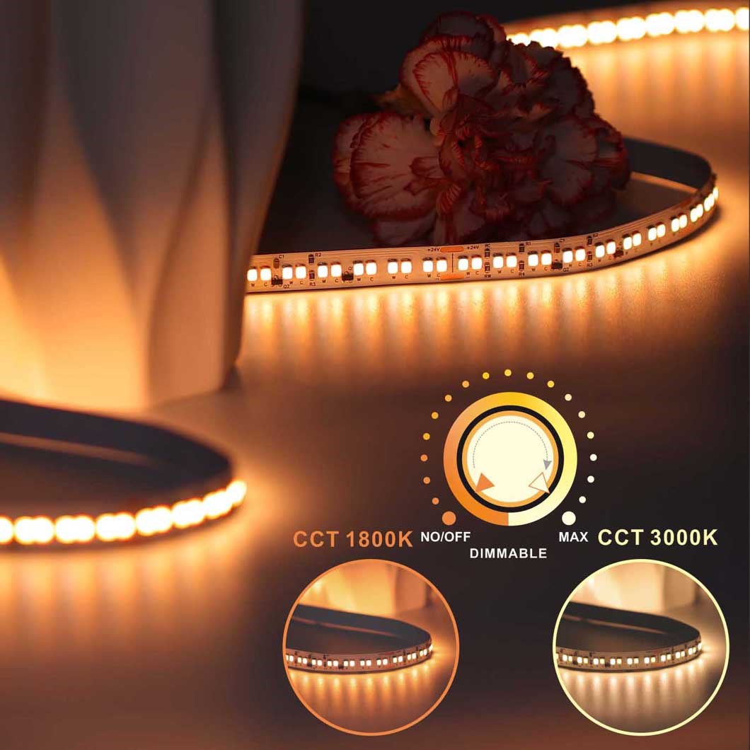 DLD Lightflow 24V 10W Dim to Warm Linear LED Tape | Darklight Design | Lighting Design & Supply