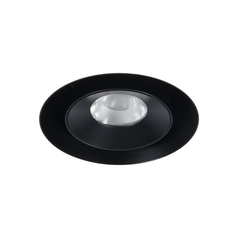 Prado Light + Ventilation SE Trimless downlight in black cutout on white background