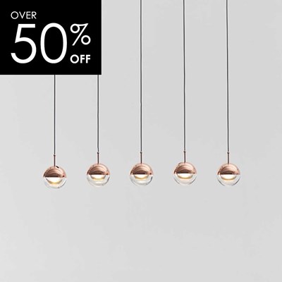 OUTLET Seed Design Dora LED Brass Pendant