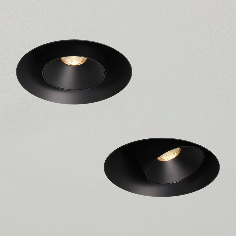 Prado Light Only Short Trimless Plaster-In Adjustable Downlight| Image:1