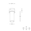 Prado Acrobat Mini Long Plaster-In Adjustable Spot Light| Image:3