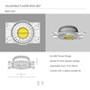 Prado Acrobat Mini Short Plaster-In Adjustable Spot Light| Image:3
