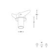 Prado Acrobat Micro Trim Short Adjustable Recessed Downlight| Image:1