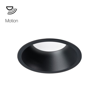 Prado Light + Motion Trim Plaster-In Downlight