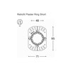 Rond Retrofit Plaster Ring Short| Image:3