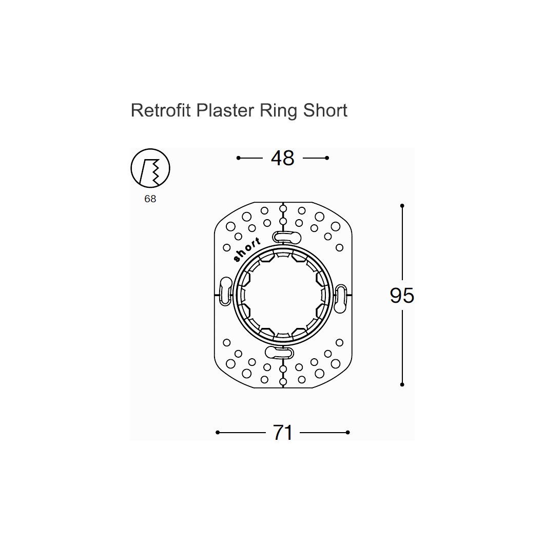 Switchless Socket Rond Trimless Retrofit Switchless Power Socket | Darklight Design ...