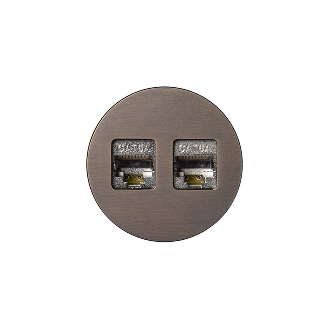 Rond Data Port Small Trim Multifit Wall Socket | Darklight Design ...