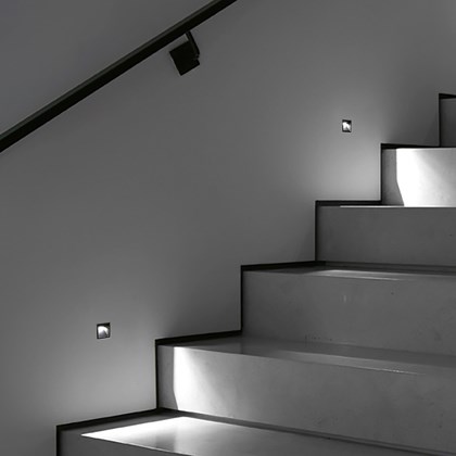 Apure Minus 5 Trimless Plaster In Low Level Step Light alternative image