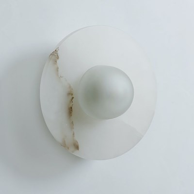Contain Alba Simple Alabaster LED Wall Light