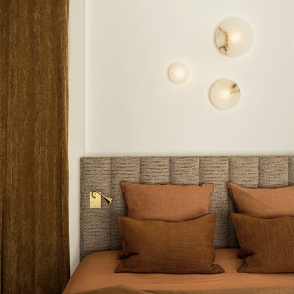 Contain Alba Simple Alabaster Wall Light alternative image