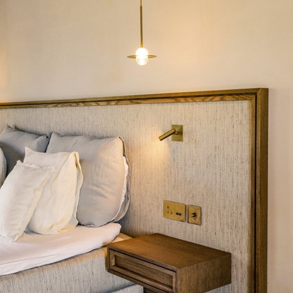 Contain Book Wall Light with brushed aged brass finish alternative image