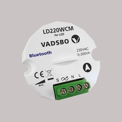 Casambi LD220WCM Compact Bluetooth Phase Cut Trailing Edge Dimming Wireless Control Unit with CBU-Box