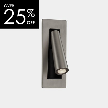 OUTLET LEDS C4 Gamma SR LED Wall Mounted Reading Spot Light - Satin Nickel