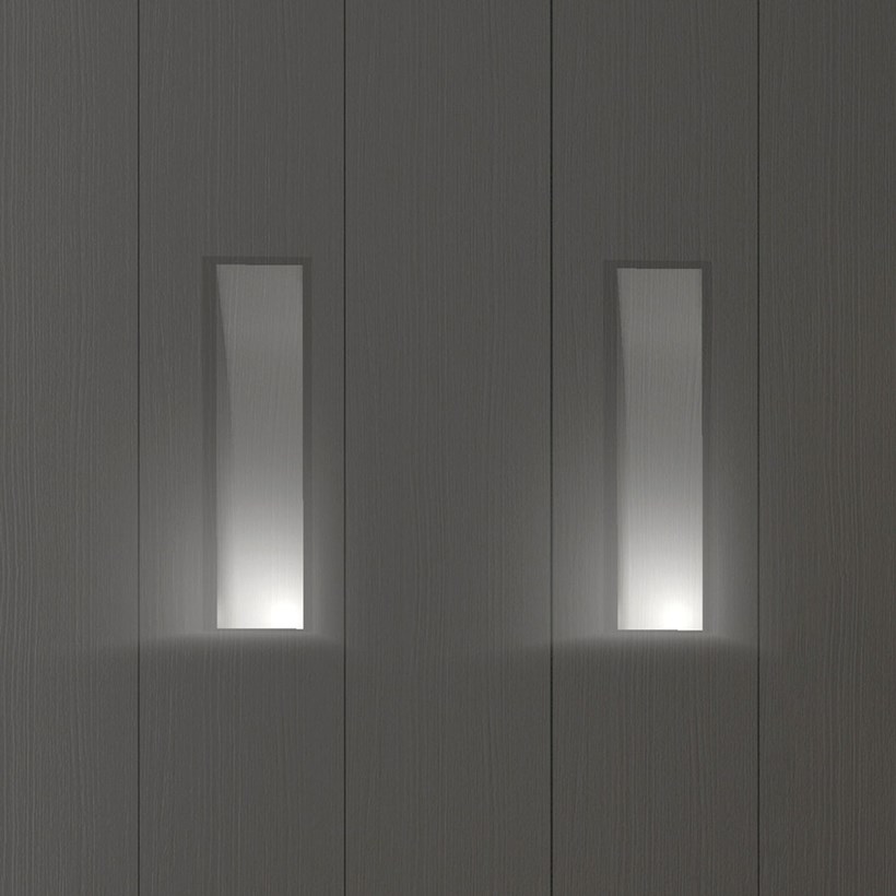 Recess Plaster 9010 Volta Mono 2414B GU10 Plaster In Recessed Wall Light | Darklight ...