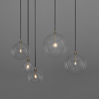 Schwung Glass Globe Pendant alternative image