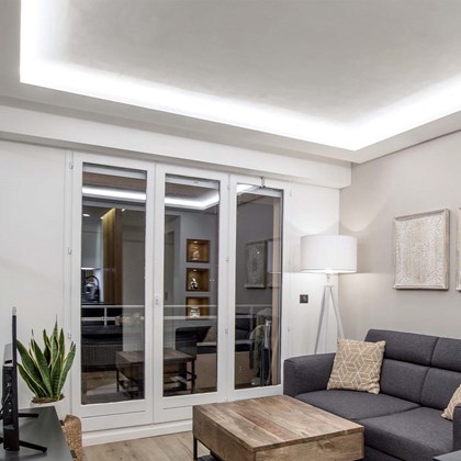 9010 Sirio P005 Plaster In Linear LED Profile alternative image