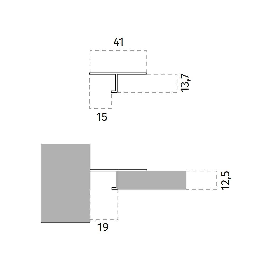 9010 Mira P015 Plaster In Wall Wash Linear LED Profile | Darklight ...