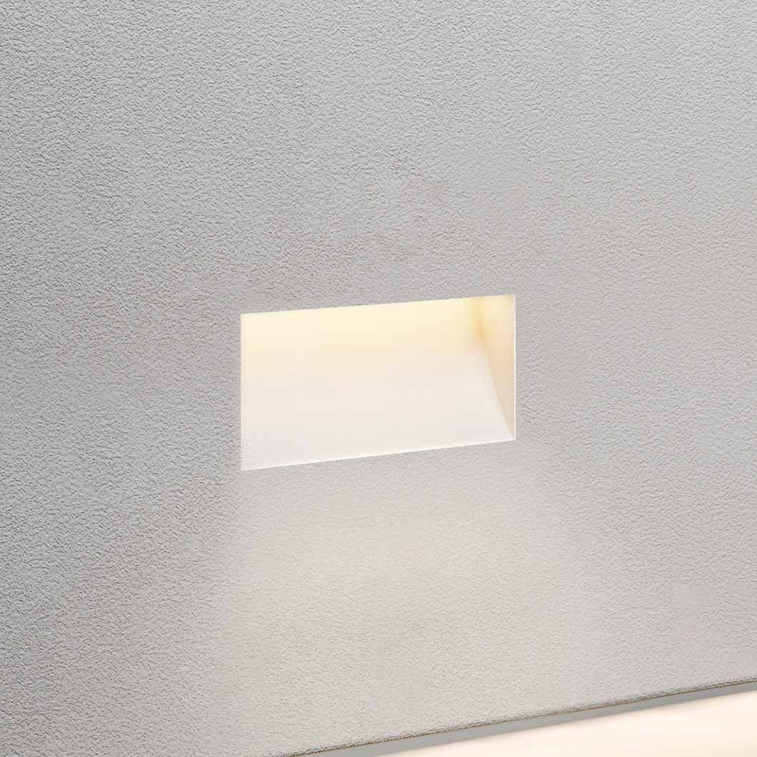 9010 Cave X 1301D LED Outdoor Recessed Step / Low Level Wall Light ...