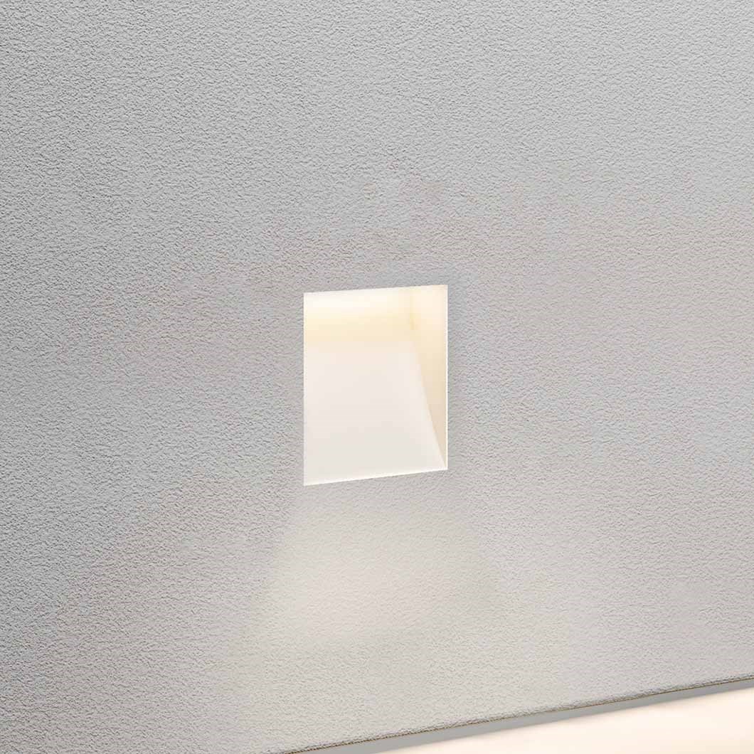 Recessed Cave 9010 Cave S 1301E LED Outdoor Recessed Step / Low Level Wall Light ...