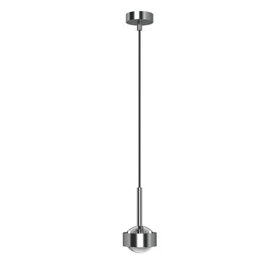 Top Light Puk Mini Drop Pendant in matt chrome