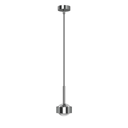 Top Light Puk Mini Drop Pendant in matt chrome