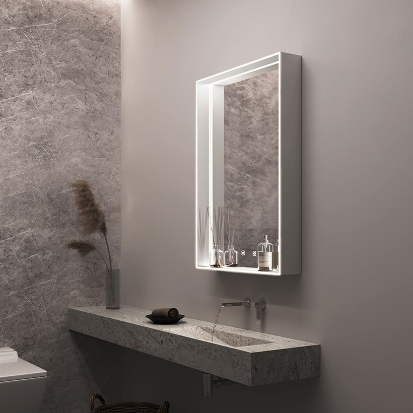 Top Light Deep Light IP44 LED Mirror | Darklight Design | Lighting ...
