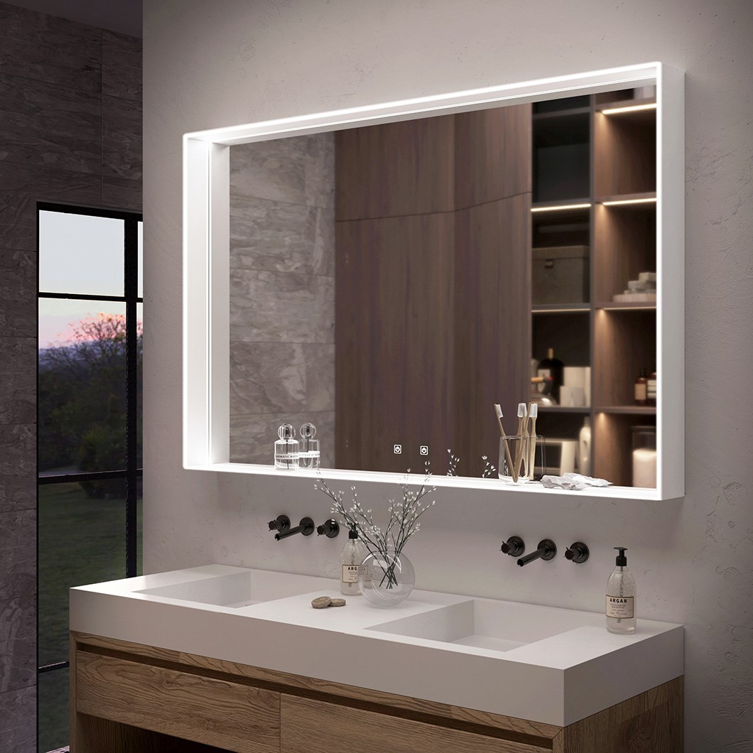 Top Light Deep Light IP44 LED Mirror | Darklight Design | Lighting ...