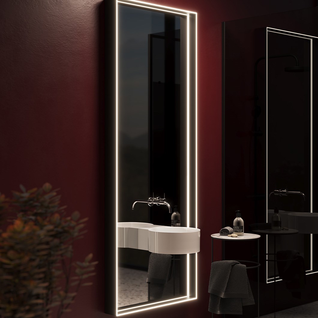 Top Light Deep Light IP44 LED Mirror | Darklight Design | Lighting ...