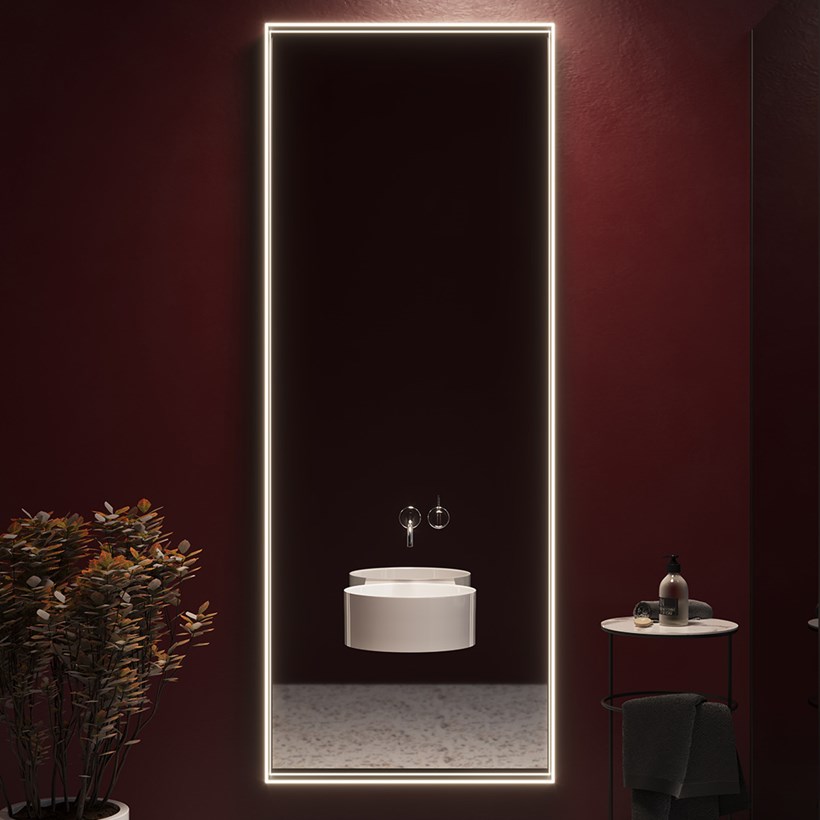 Top Light Deep Light IP44 LED Mirror | Darklight Design | Lighting ...