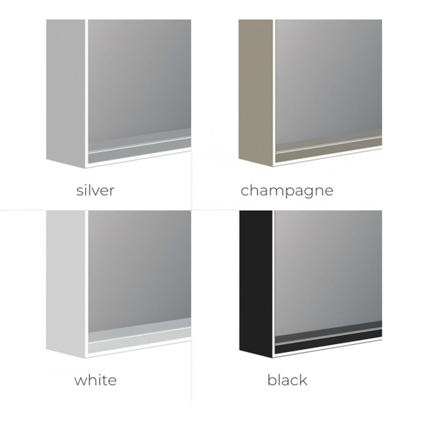 Top Light Deep Light IP44 LED Mirror | Darklight Design | Lighting ...