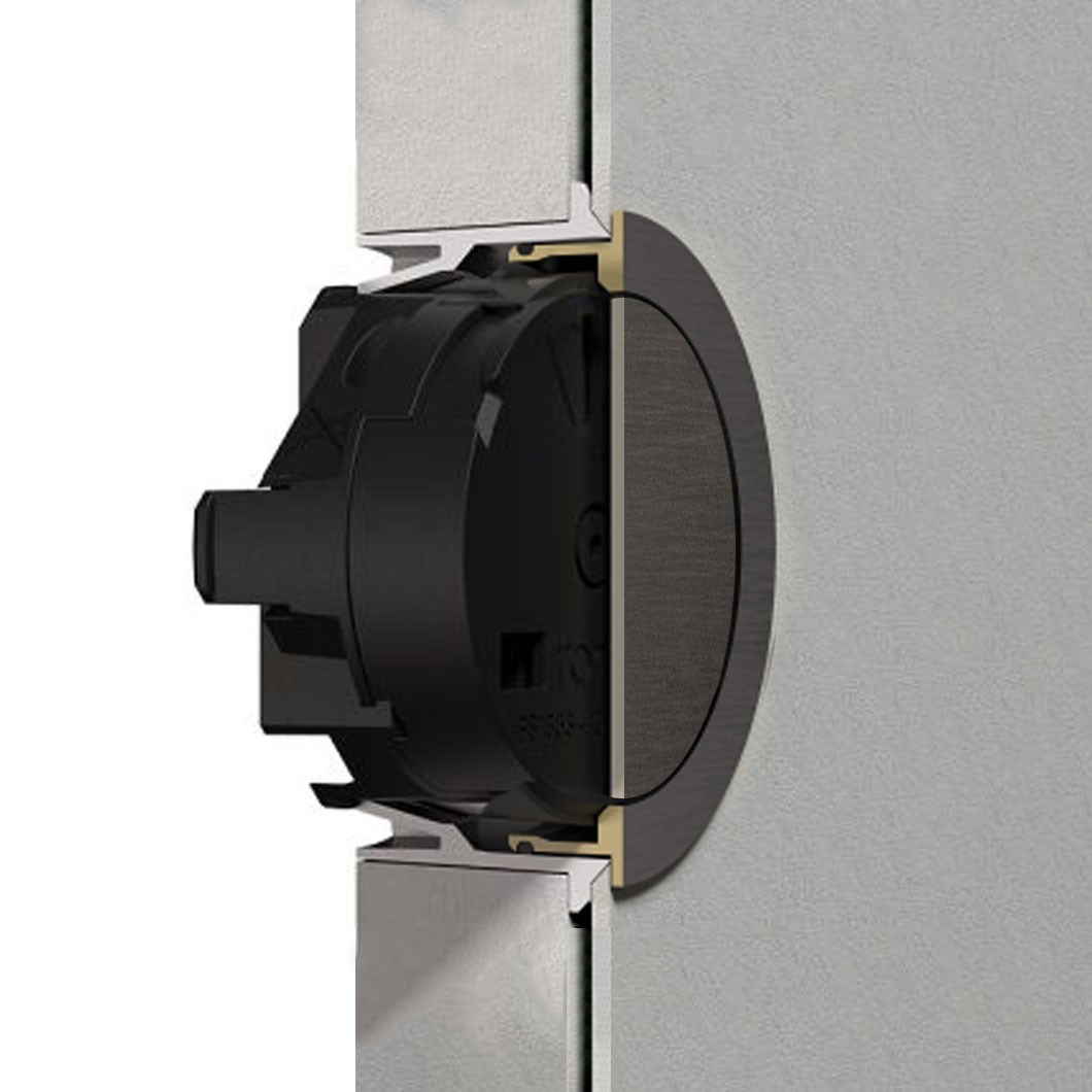 Push Button Socket Joint Rond 24V Push Button Small Trim Multifit Wall Socket | Darklight Design ...
