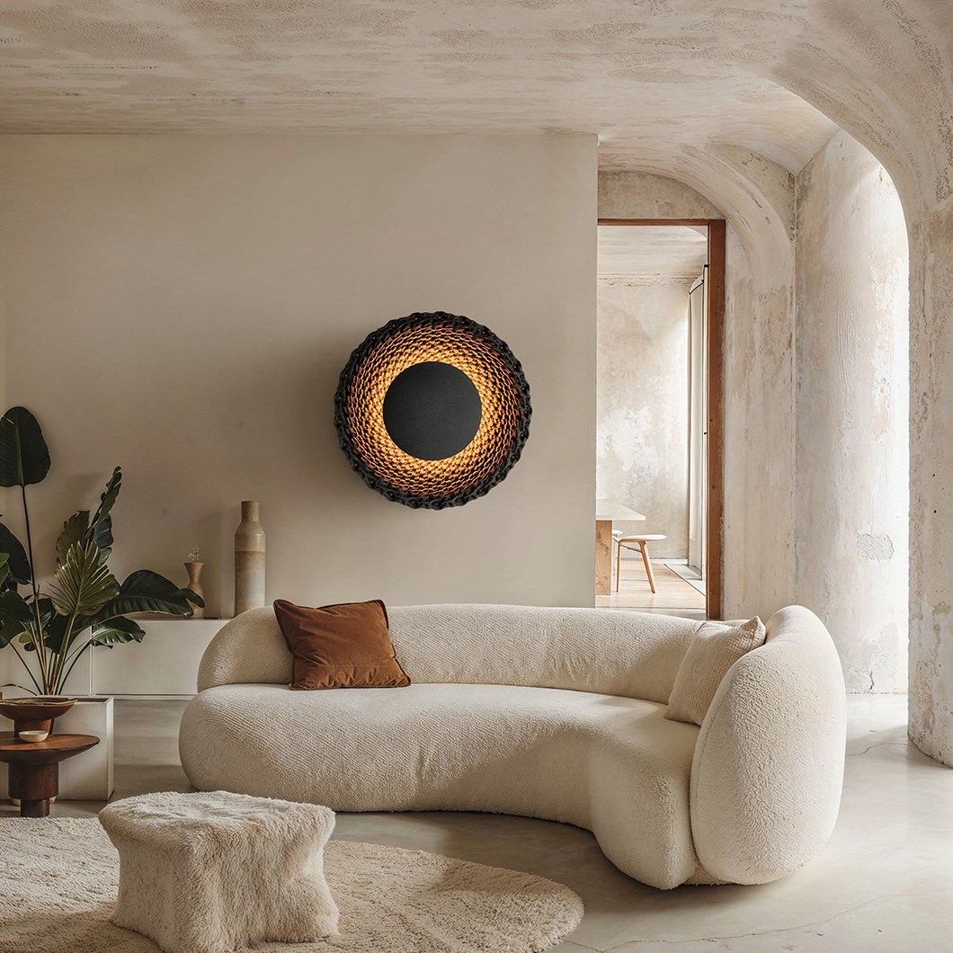 Dark Skinned Rollo Rollo Studio Aureole Sun V2 Wall Light | Darklight Design | Lighting ...