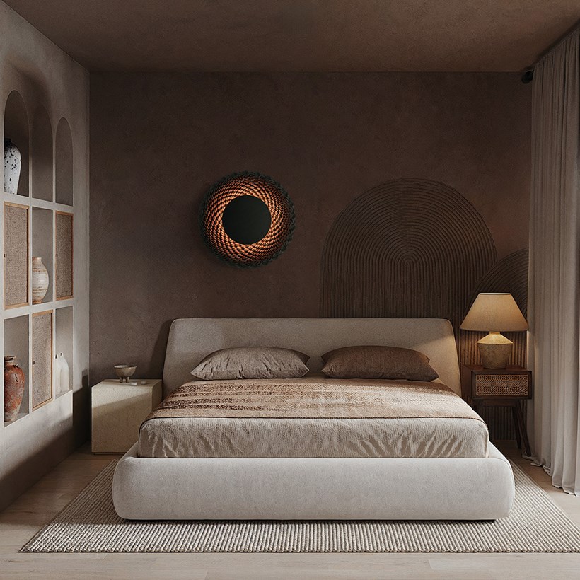 Dark Skinned Rollo Rollo Studio Aureole Sun V3 Wall Light | Darklight Design | Lighting ...