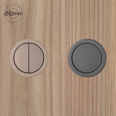 Rond 24V Push Button Small Trim Multifit Wall Socket