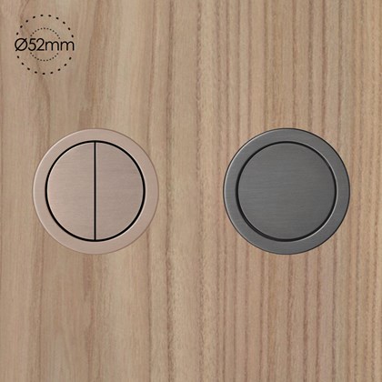 Rond 24V Push Button Small Trim Multifit Wall Socket