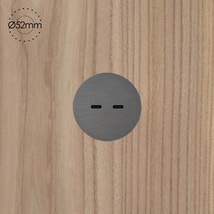 Rond USB-C Small Trim Multifit Wall Socket