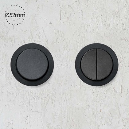 Rond 230V Switch Small Trim Retrofit Wall Socket
