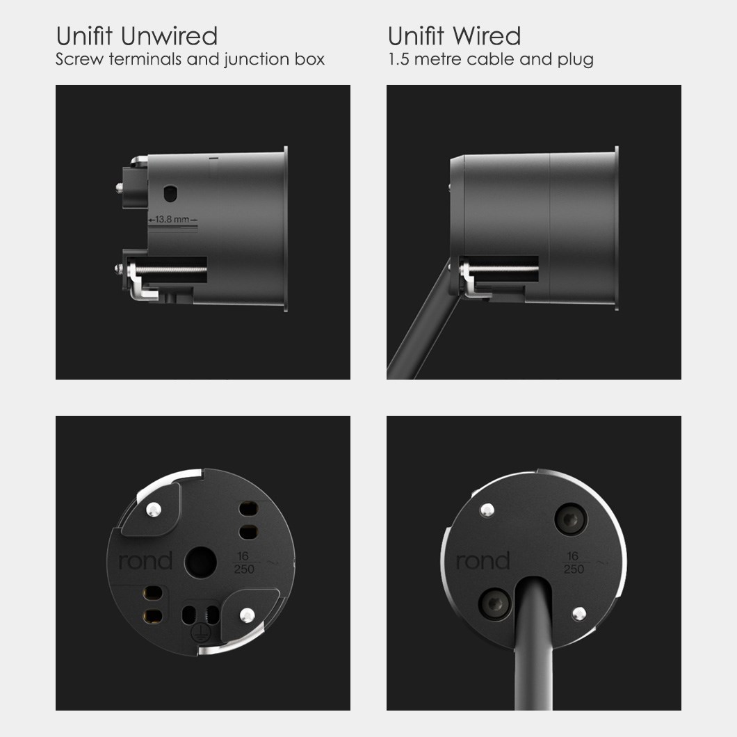 Switchless Socket Rond Unifit Unwired Switchless Power Socket | Darklight Design ...