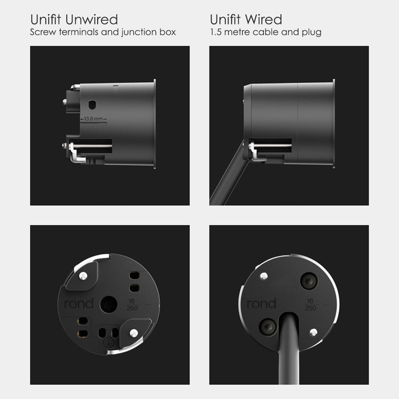 Rond Unifit Unwired Switchless Power Socket | Darklight Design ...