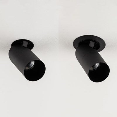 PVD Concept White Line Dotsi 38 Semi-Recessed Spotlight