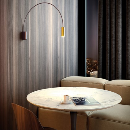 Estiluz Volta Arched Wall Light alternative image