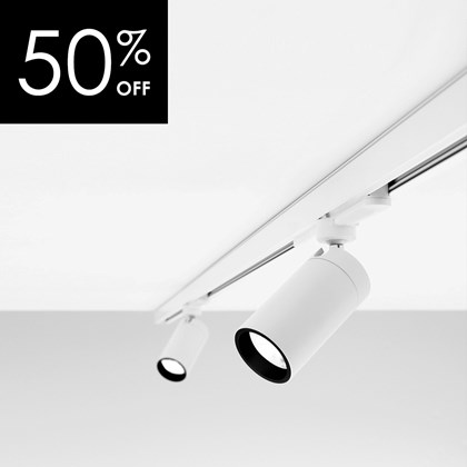 OUTLET Davide Groppi Sistema Track Package | 2x Dot Spotlights & 2m Surface Track