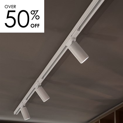 OUTLET Davide Groppi Sistema Track Package | 3x Dot Spotlights & 3m Surface Track